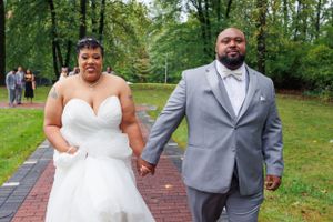 A wedding first look photographed by Hudson Valley based photographer, Sasha Pierre-Louis