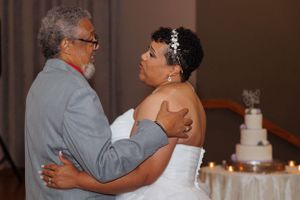 A first dance between bride and father photographed by Hudson Valley based photographer, Sasha Pierre-Louis