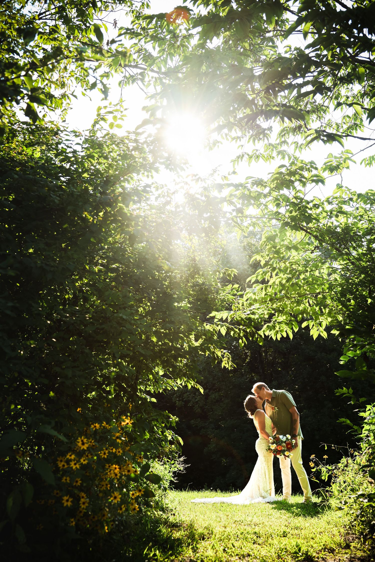 wedding posed photo