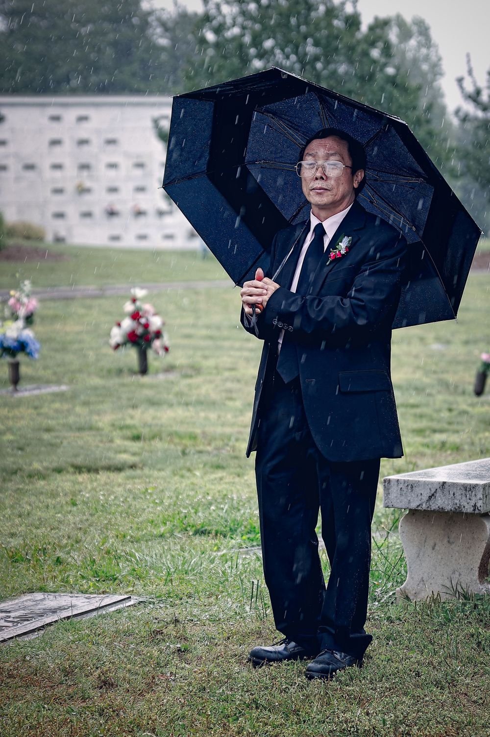 Sadness in the rain