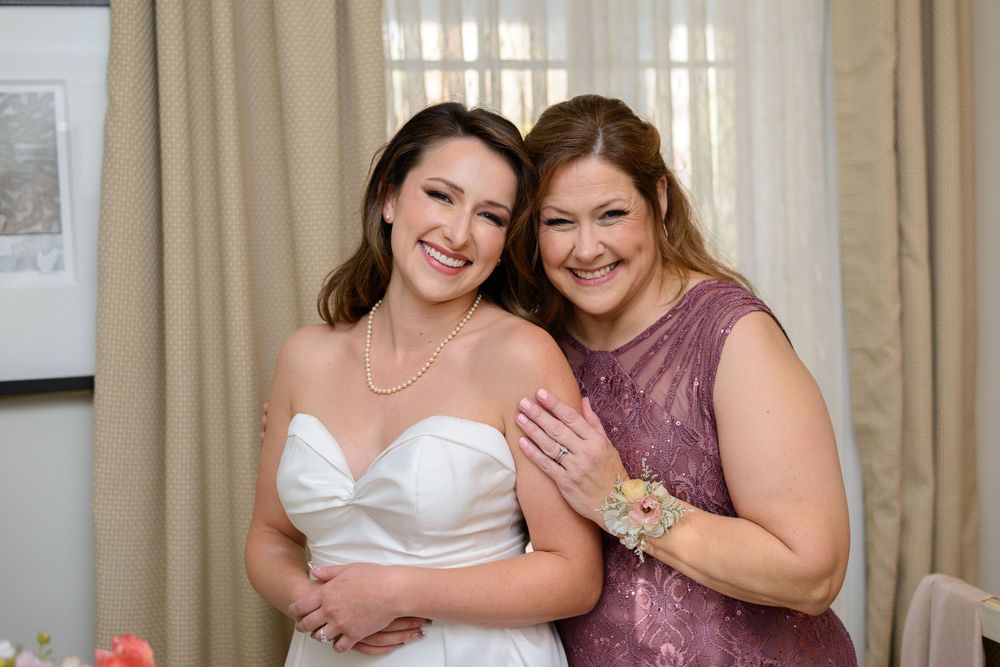 mother at bride photos at flint hill in norcross ga