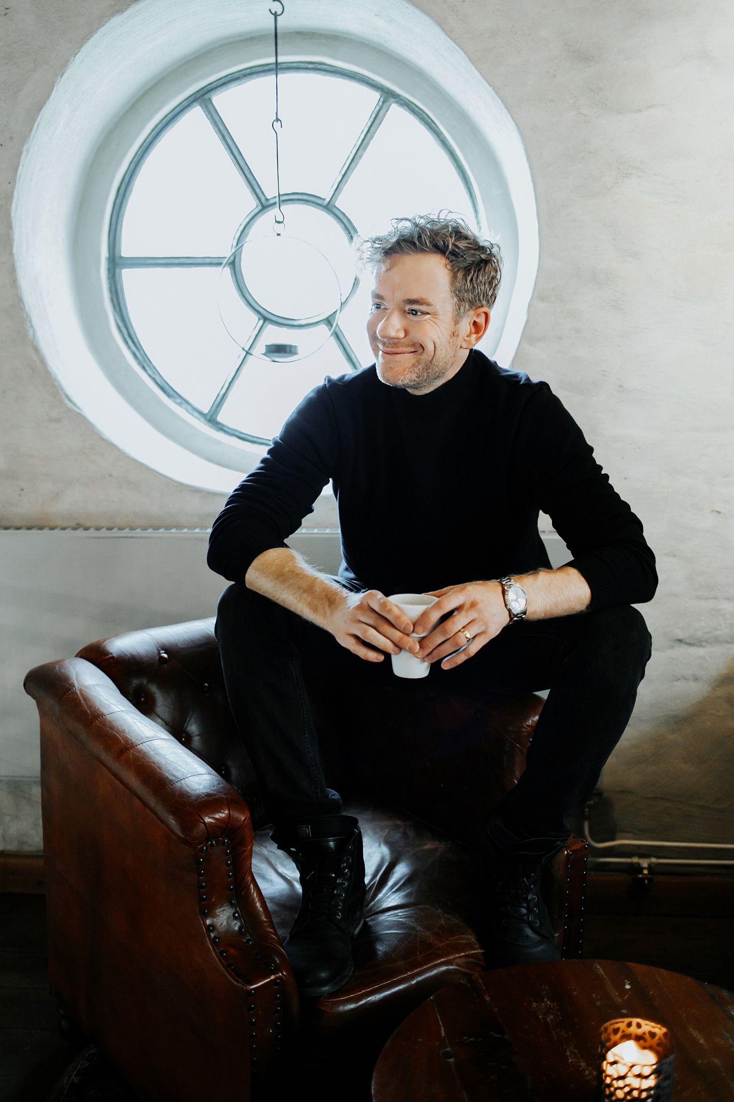 Pressbilder på Peter Johansson i Vinterviken i Stockholm. Winterviken restaurang. Fotograf Rebecca Nordin.