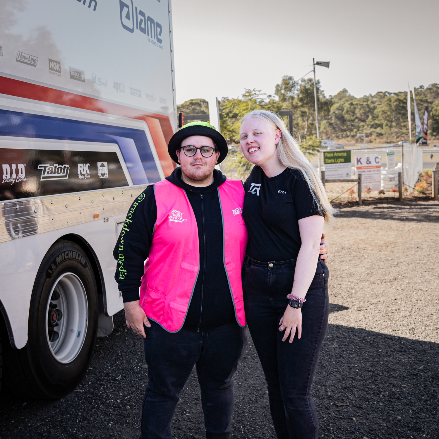 Ash and Erin Bliss, owners and founders of Trackdown Media