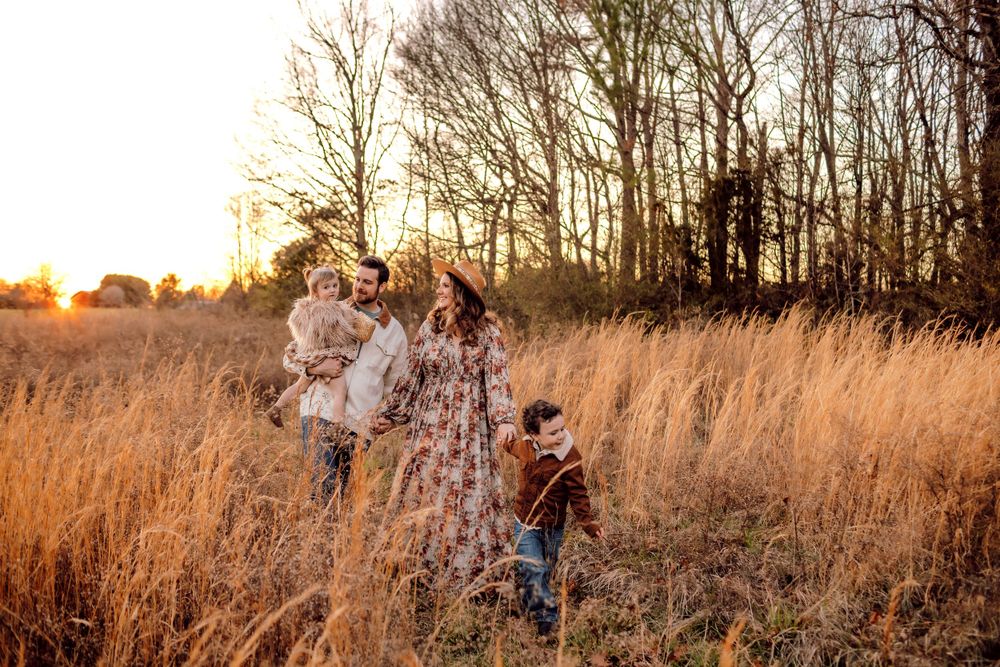 Family photography in Lincolnton NC with candid family dynamic