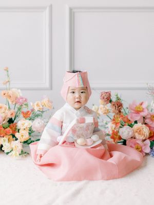 Jeanie Jang Photo New Jersey New York Film Family Photographer Dohl Korean 1st Birthday Oh Fleur