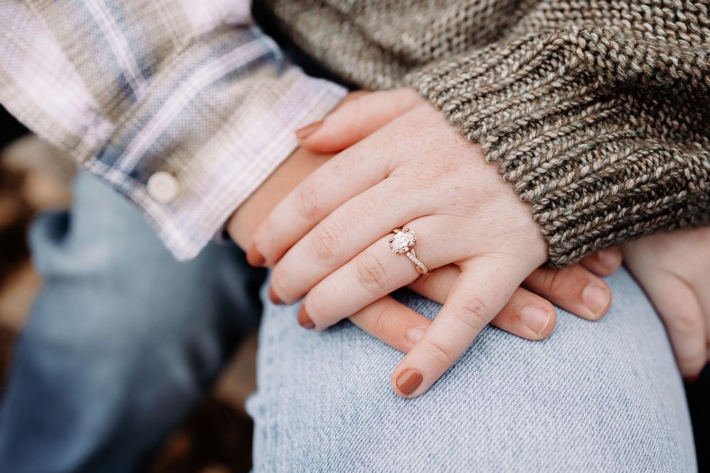 Fall Couple Engagement session at Scott Run by the Potomac River in McLean, Virginia
