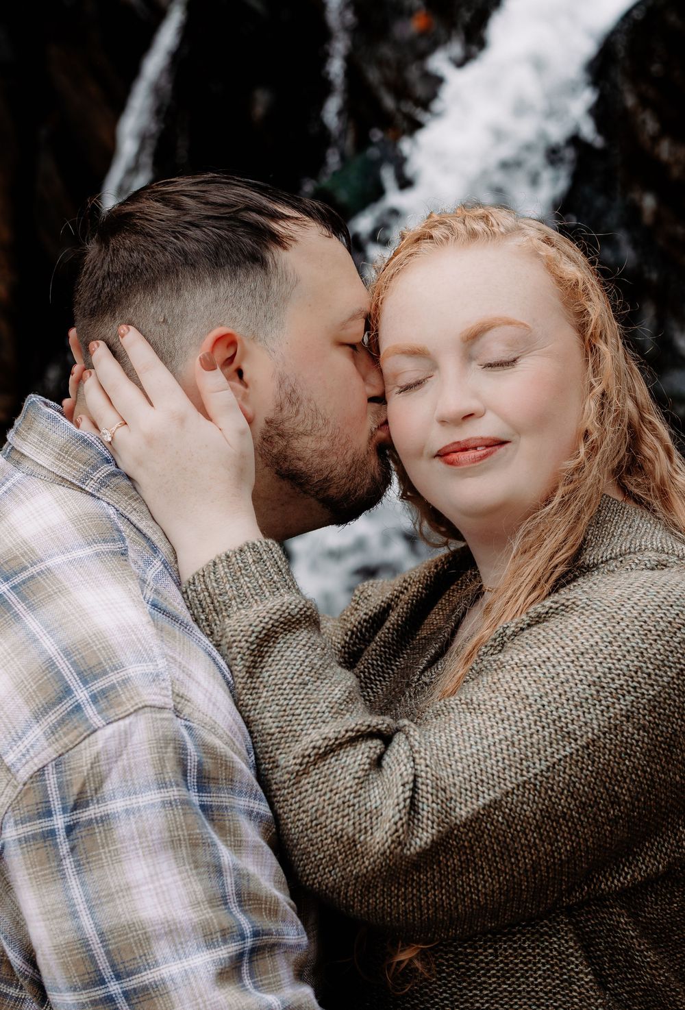 Fall Couple Engagement session at Scott Run in McLean, Virginia