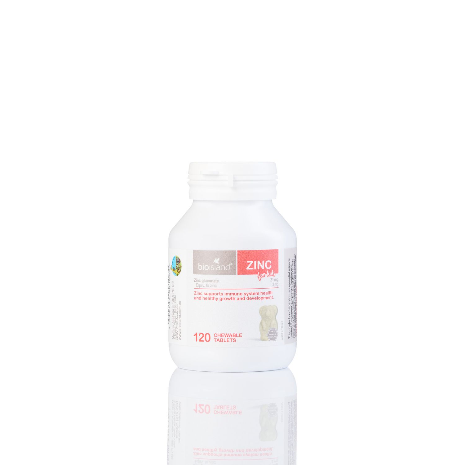 Zinc chewable tablet for kids