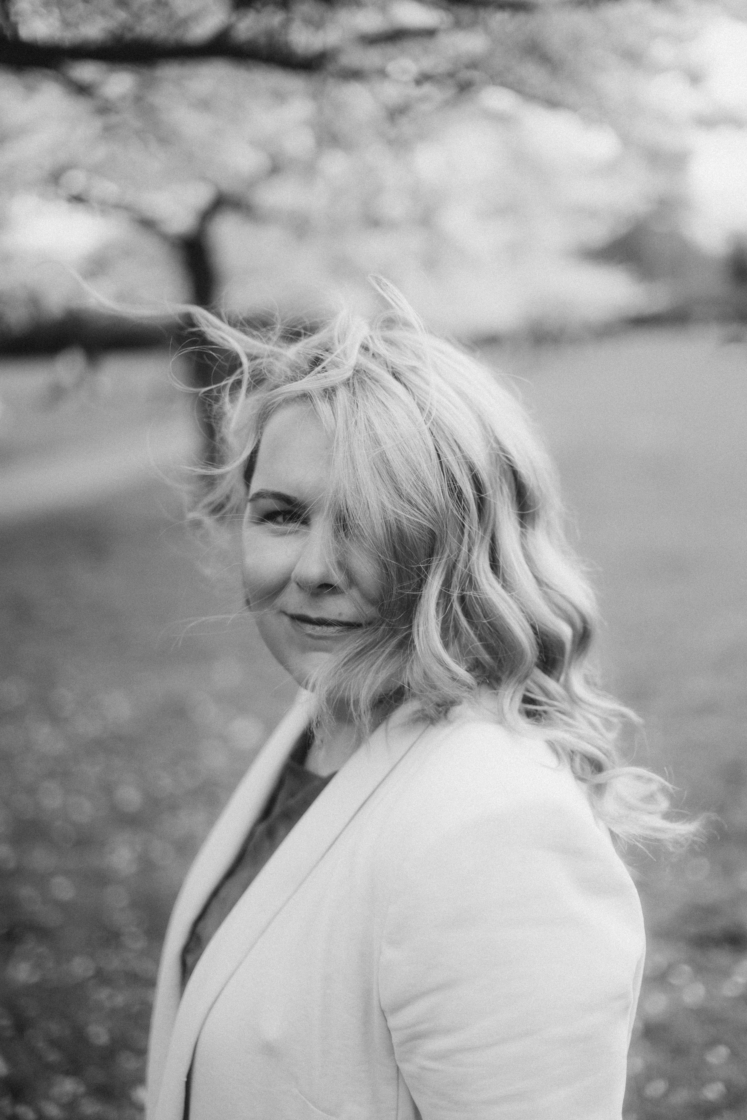 Natural light portrait of women