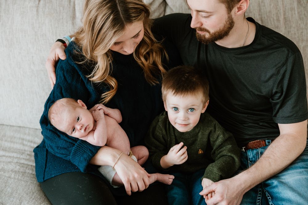 In Home Newborn Session - Green River, WY
