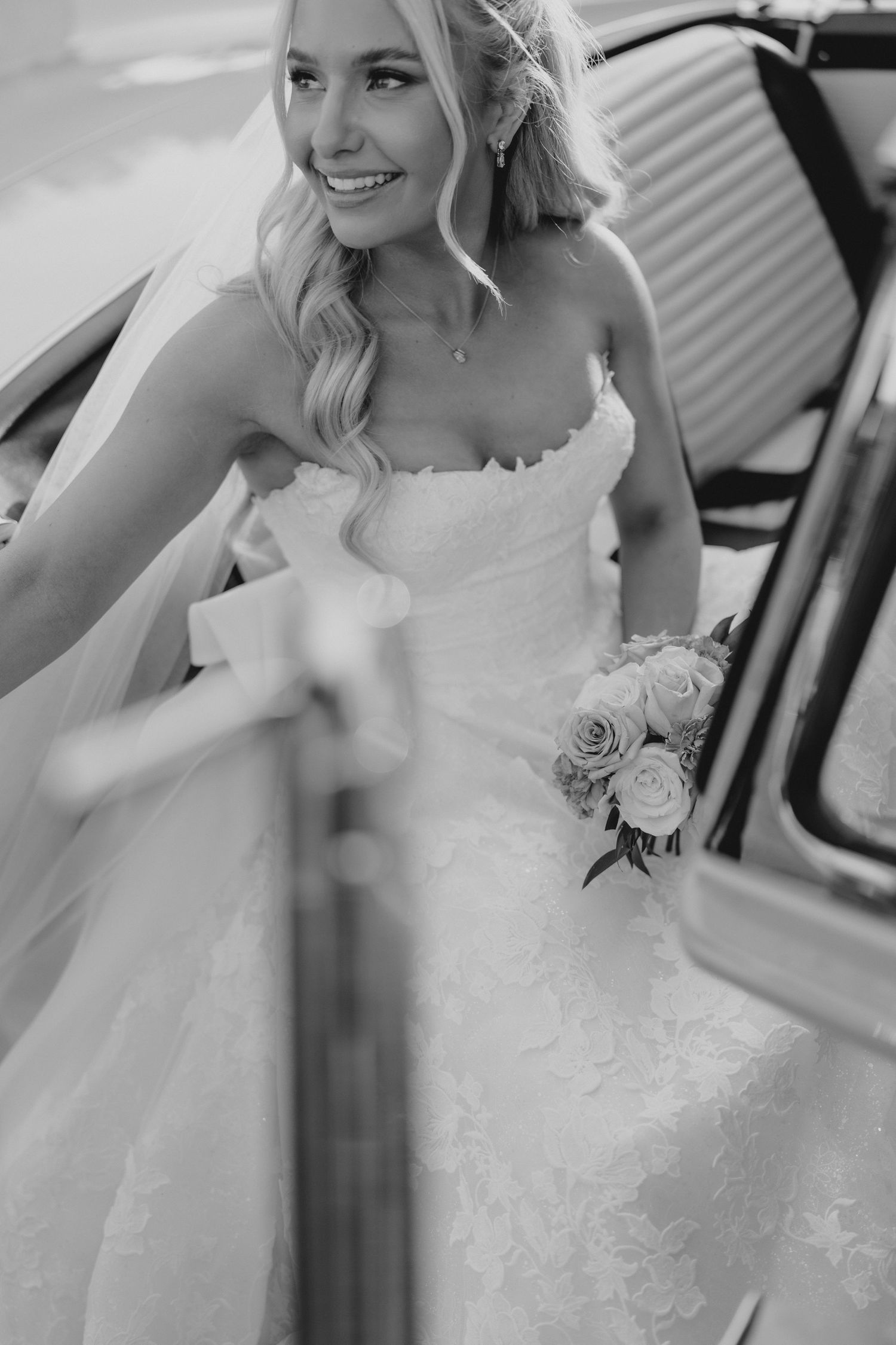 Fresno California Wedding In front of Barn