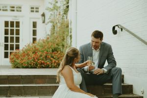 DFW engagement photographer vintage feel-retro style-classy Texas Engagement Photographer
