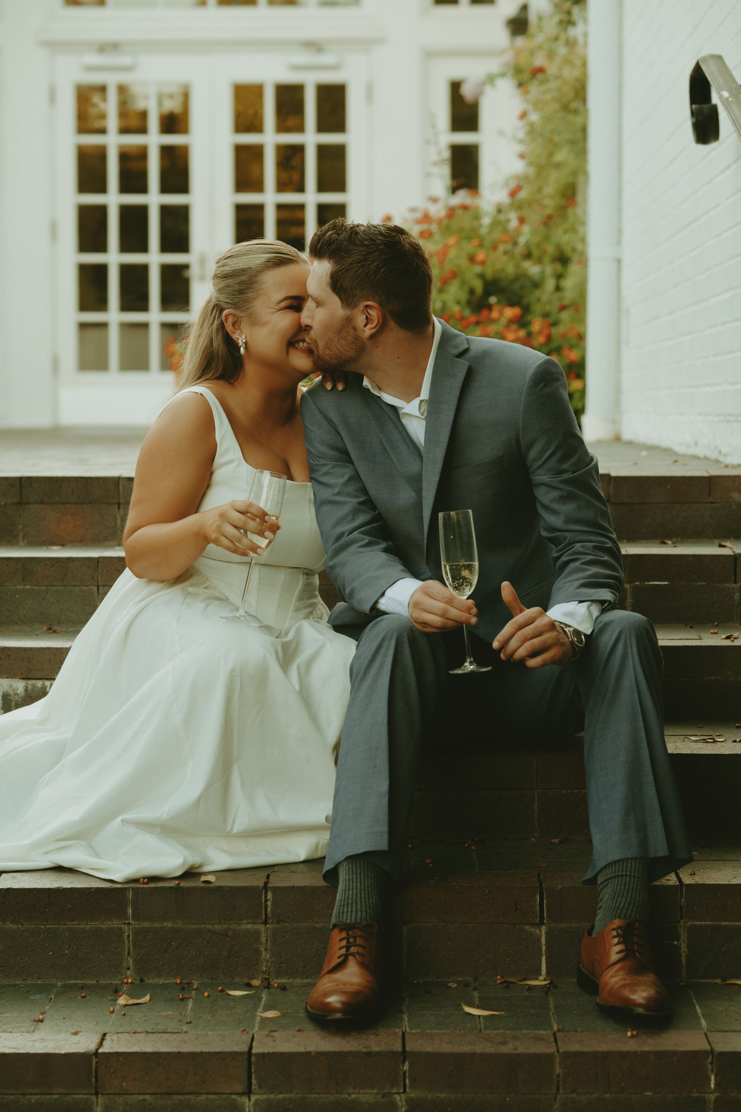 DFW engagement photographer vintage feel-retro style-classy Texas Engagement Photographer
