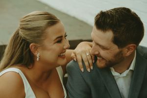 DFW engagement photographer vintage feel-retro style-classy Texas Engagement Photographer
