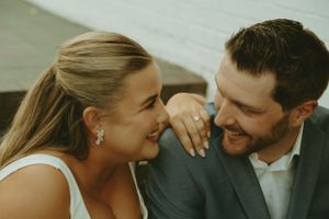 DFW engagement photographer vintage feel-retro style-classy Texas Engagement Photographer