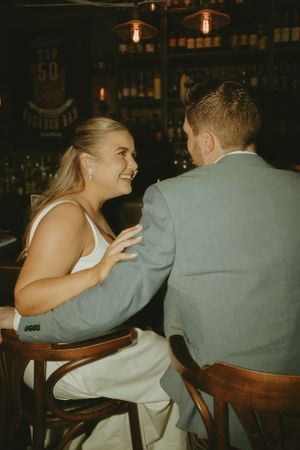 DFW engagement photographer vintage feel-retro style-classy Texas Engagement Photographer