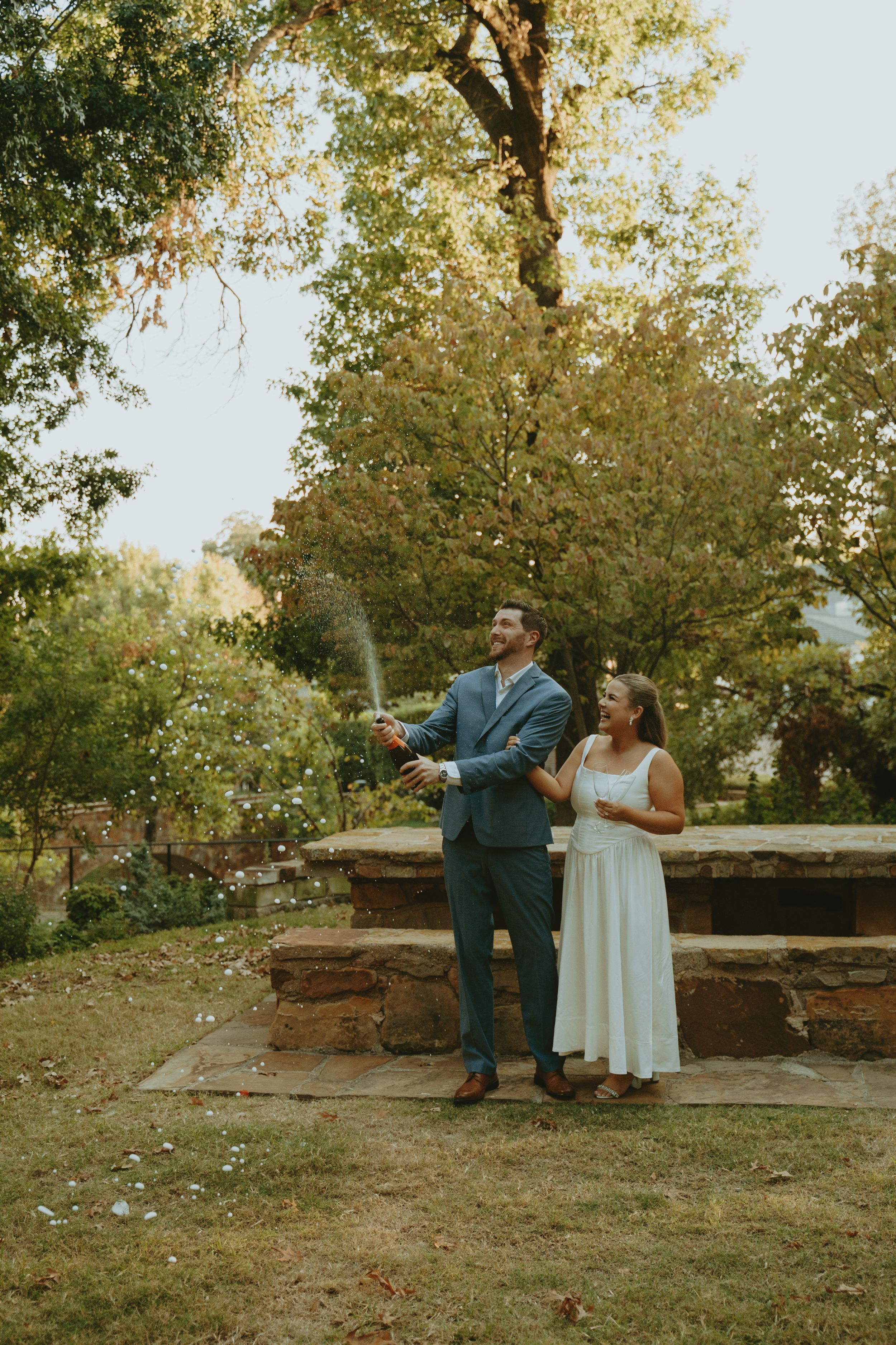 DFW engagement photographer vintage feel-retro style-classy Texas Engagement Photographer-Candid engagement session