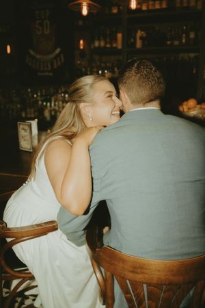 DFW engagement photographer vintage feel-retro style-classy Texas Engagement Photographer-Candid engagement session