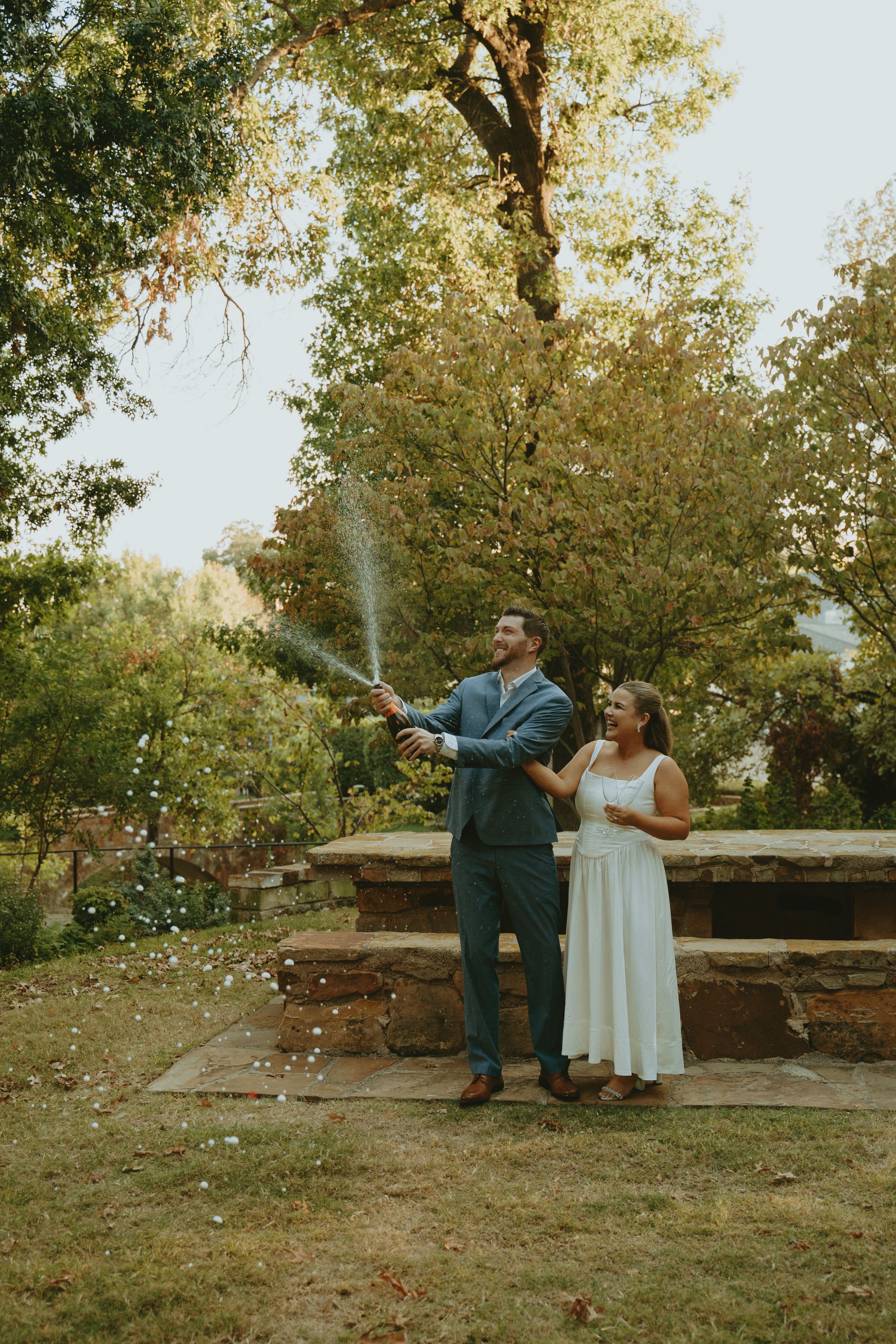 DFW engagement photographer vintage feel-retro style-classy Texas Engagement Photographer-Candid engagement session