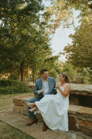 DFW engagement photographer vintage feel-retro style-classy Texas Engagement Photographer-Candid engagement session