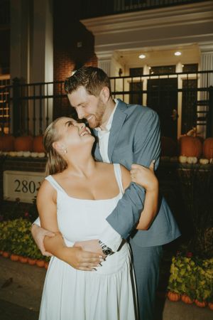 DFW engagement photographer vintage feel-retro style-classy Texas Engagement Photographer