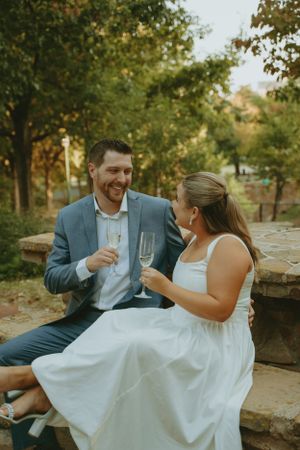 DFW engagement photographer vintage feel-retro style-classy Texas Engagement Photographer-Candid engagement session