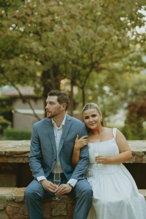 DFW engagement photographer vintage feel-retro style-classy Texas Engagement Photographer-Candid engagement session