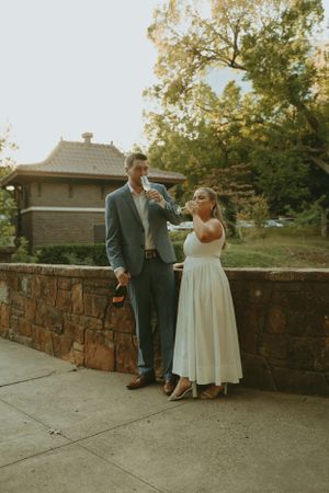 DFW engagement photographer vintage feel-retro style-classy Texas Engagement Photographer-Candid engagement session