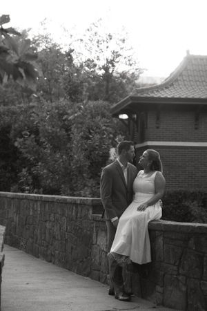 DFW engagement photographer vintage feel-retro style-classy Texas Engagement Photographer-Candid engagement session
