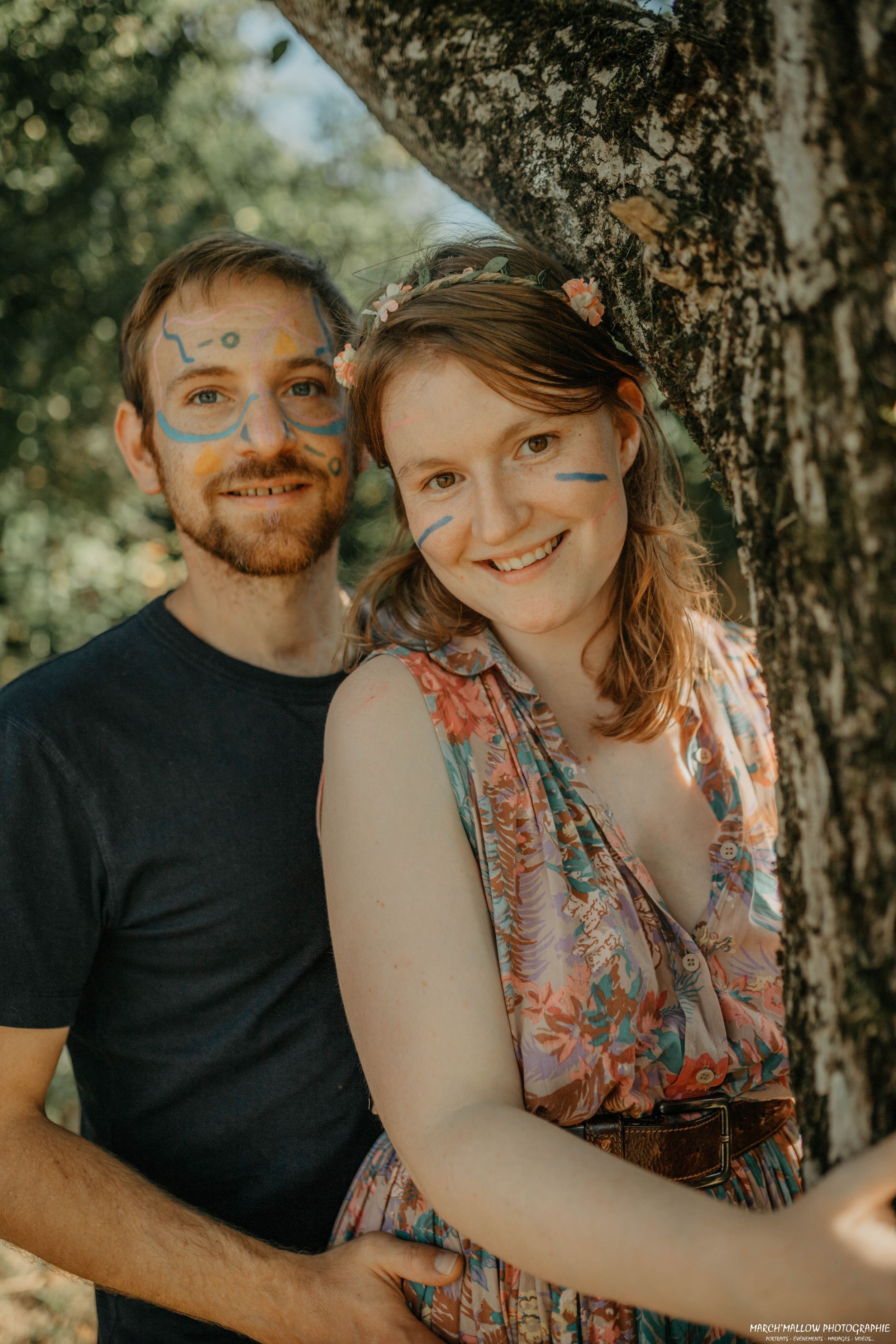 Photographie d'un couple à Guéret  par March'Mallow Photographie.