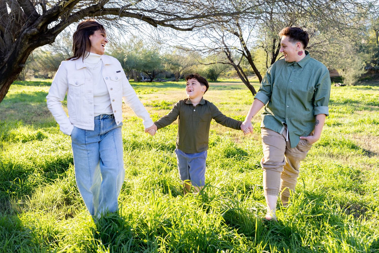 family, flagstaff, autumn, portrait, arizona, photographer