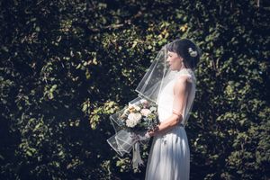 Wedding Bride Portrait - a ceremony anticipation
