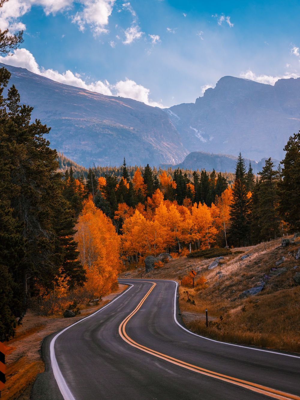 Rocky Mountain National Park Colorado in the fall