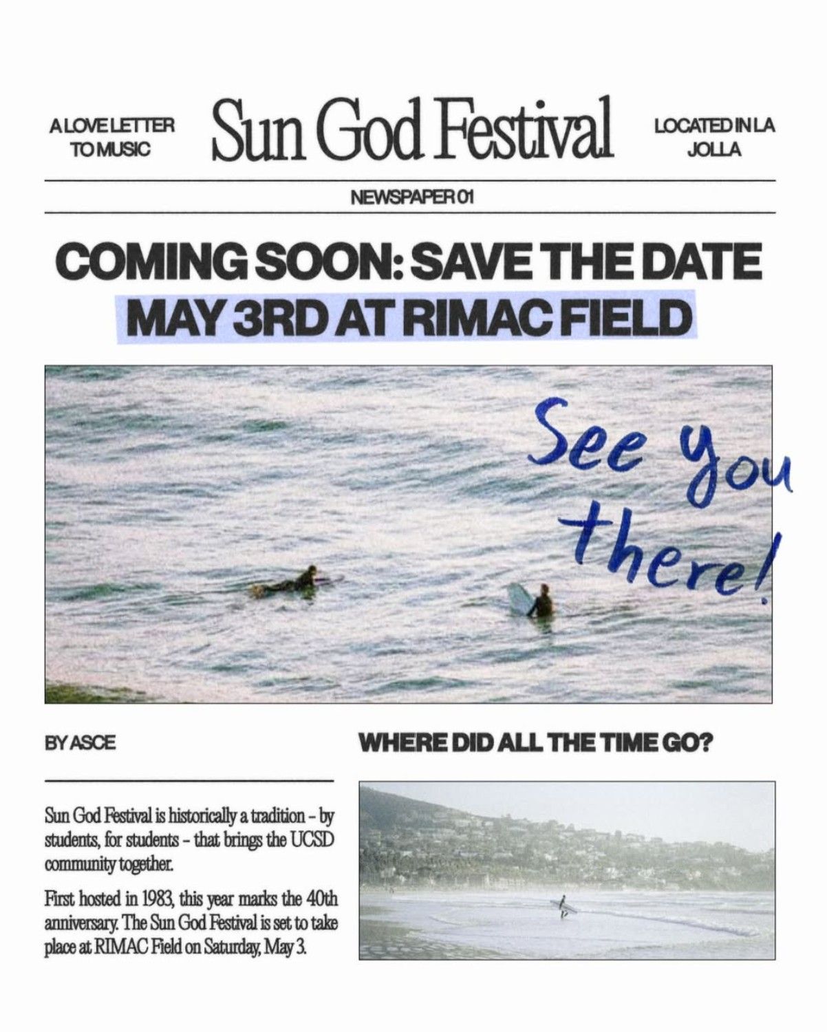 Sun God Festival Campaign Flyer