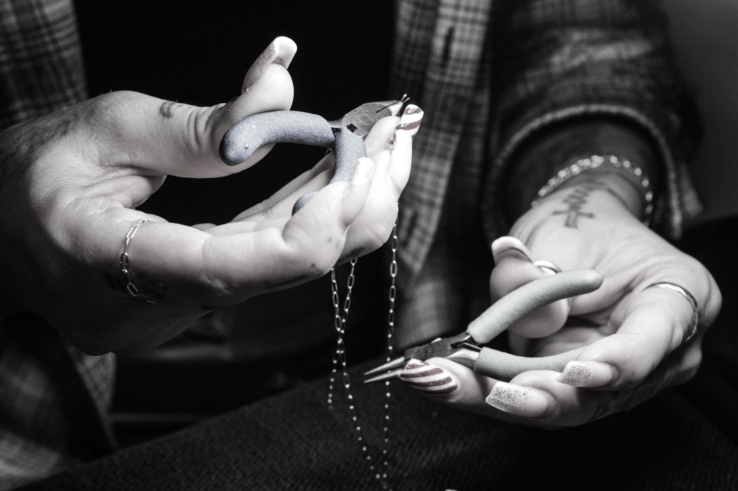 Winter market jewelry