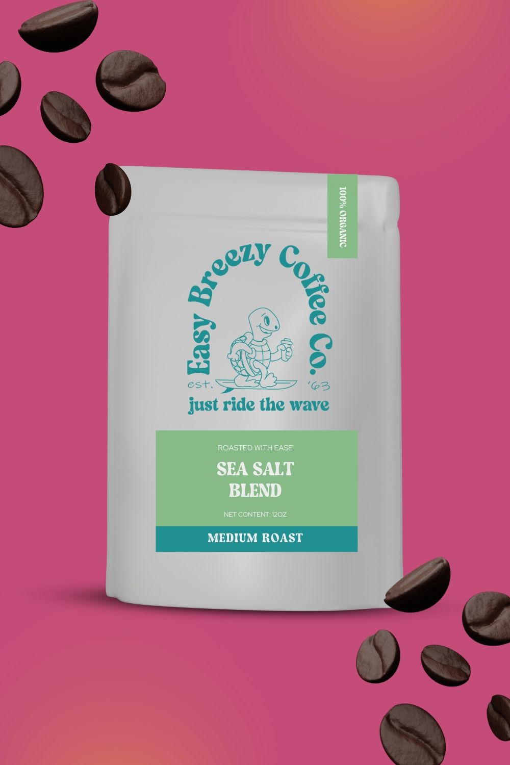 Easy Breezy coffee company branding