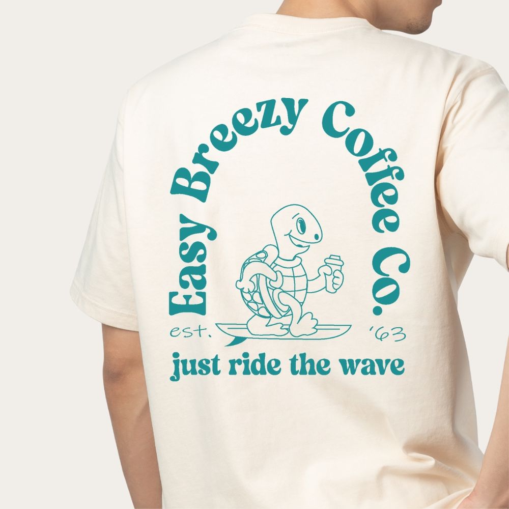 Easy Breezy coffee company branding