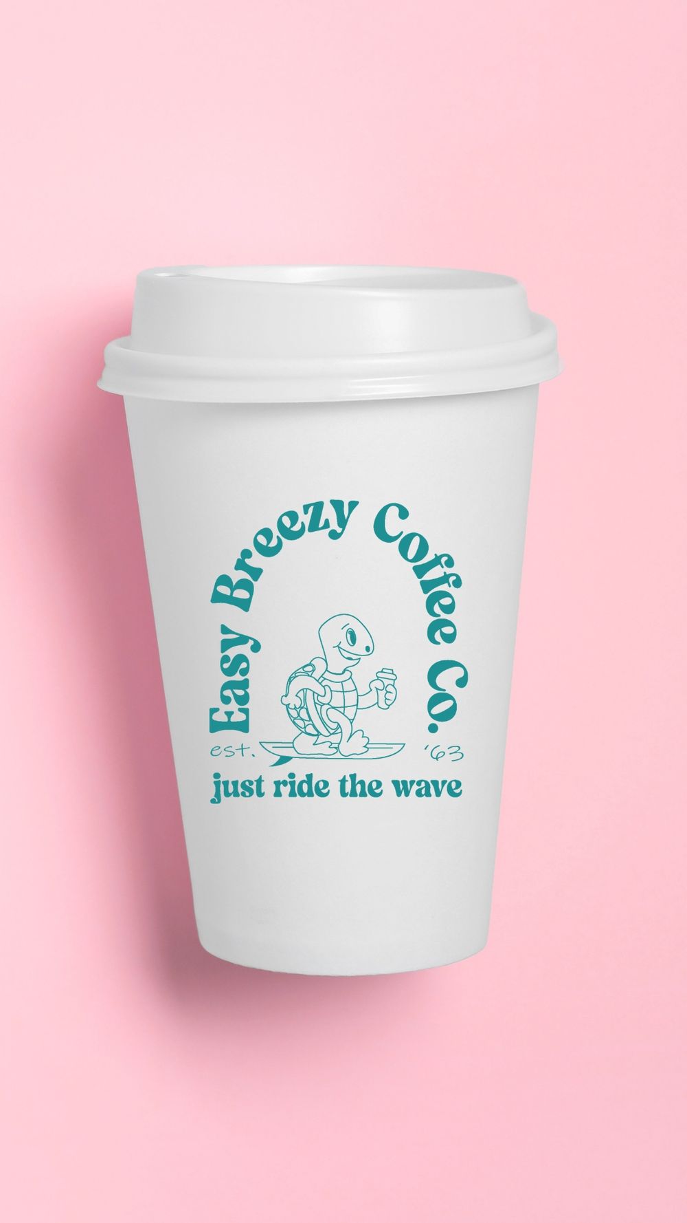 Easy Breezy coffee company branding