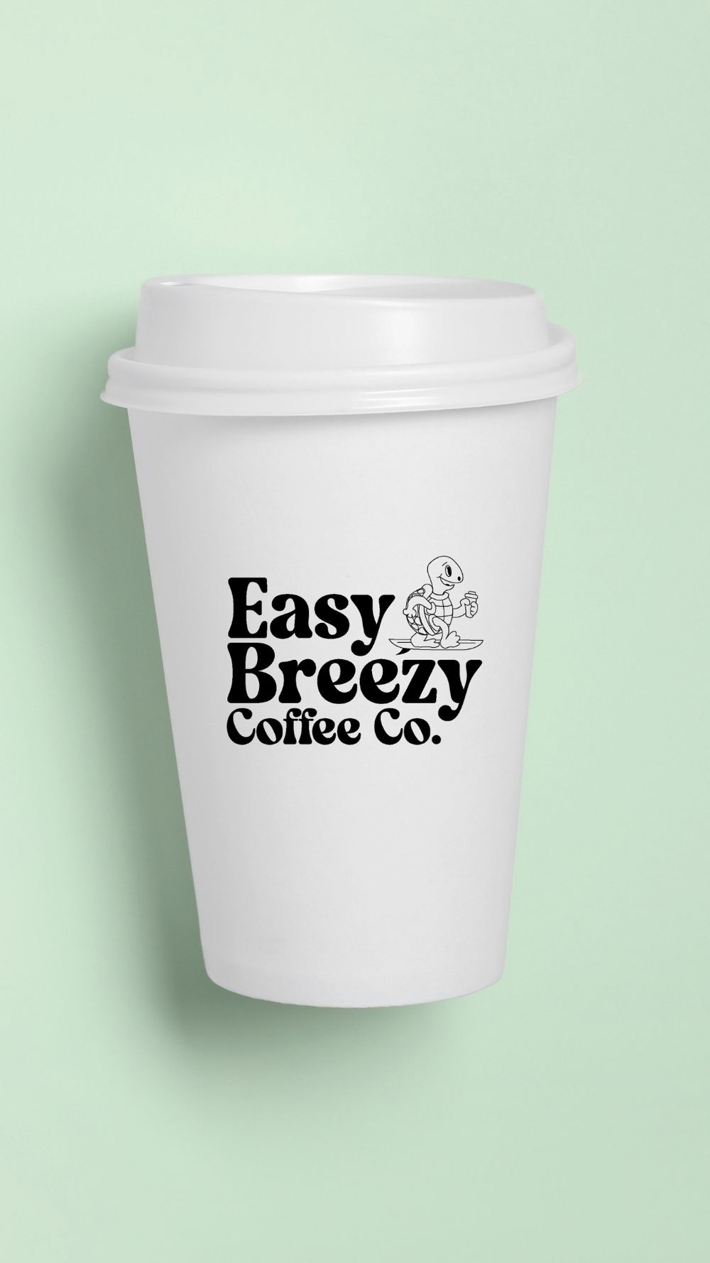 Easy Breezy coffee company branding
