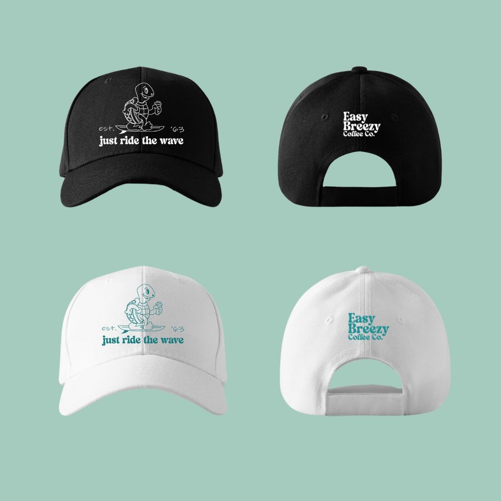 Easy Breezy coffee company branding