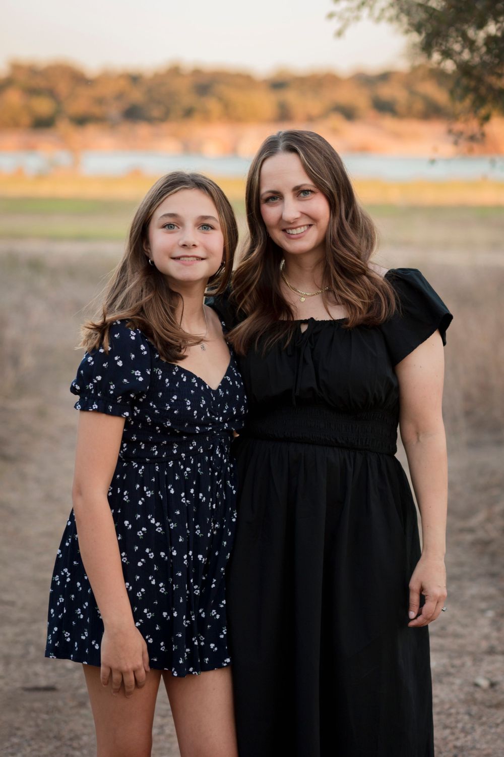 Mom Daughter Fall Family Photo Session Cedar Park Texas