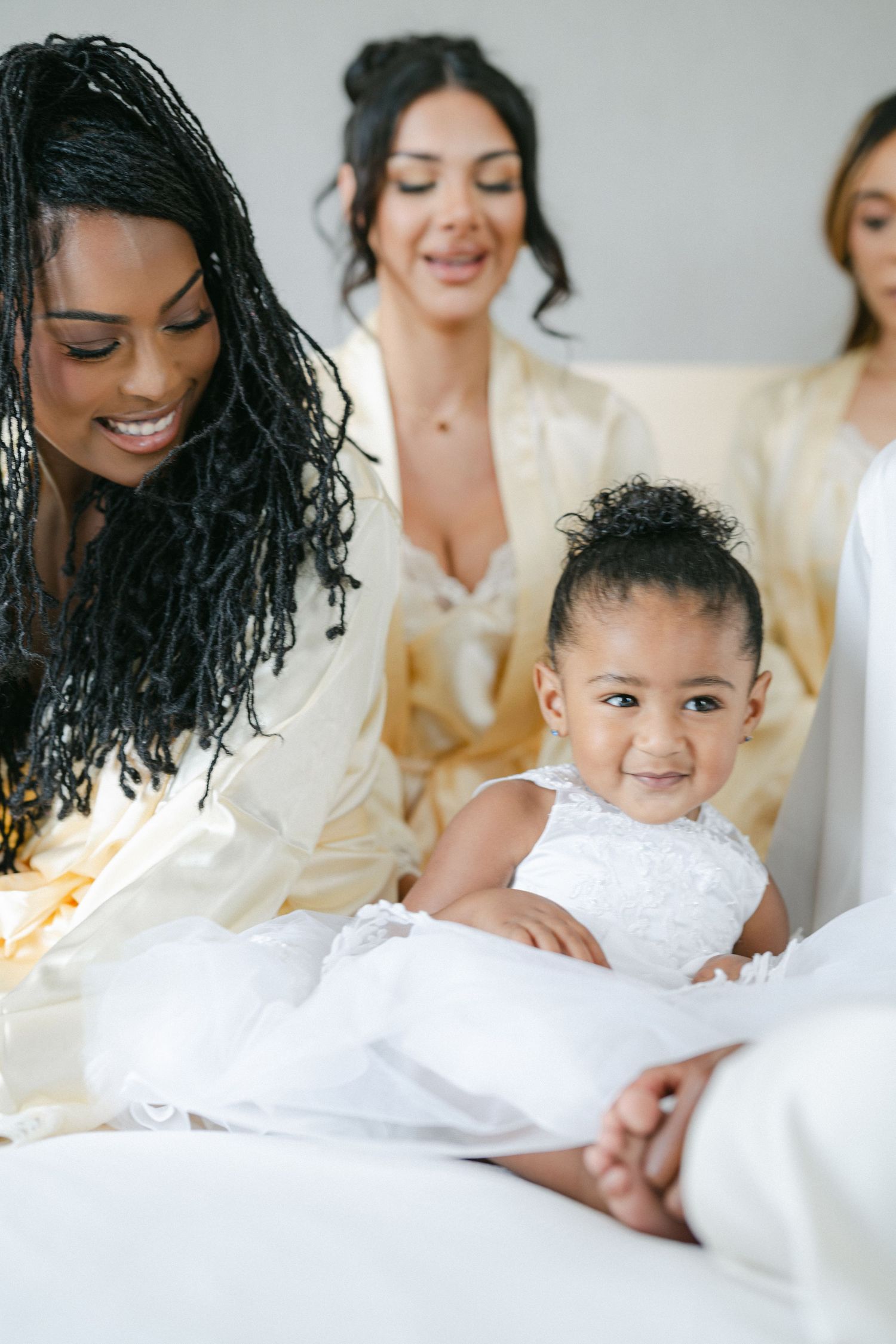 The Armour House Wedding in Lake Forest, IL - Bride and Bridesmaids Portraits