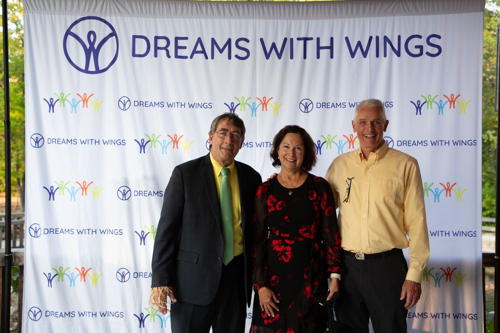 Dreams With Wings Fundraiser 2025. Pictures of people who make Dreams successful.