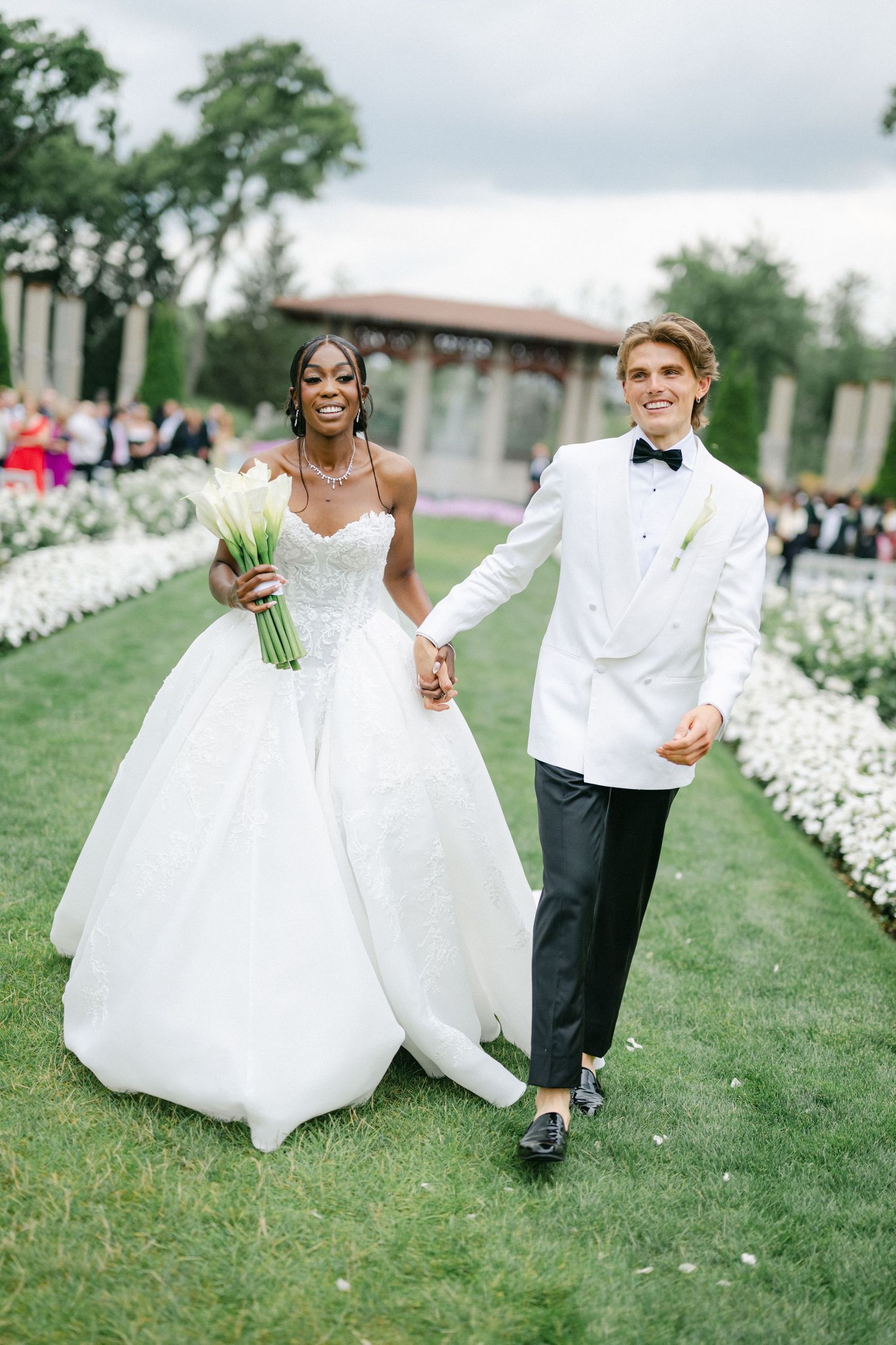 The Armour House Wedding in Lake Forest, IL - Ceremony Just Married Recessional