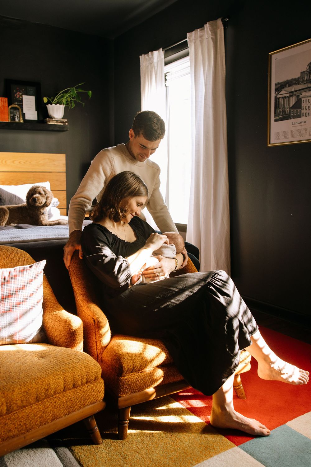In-home newborn photoshoot