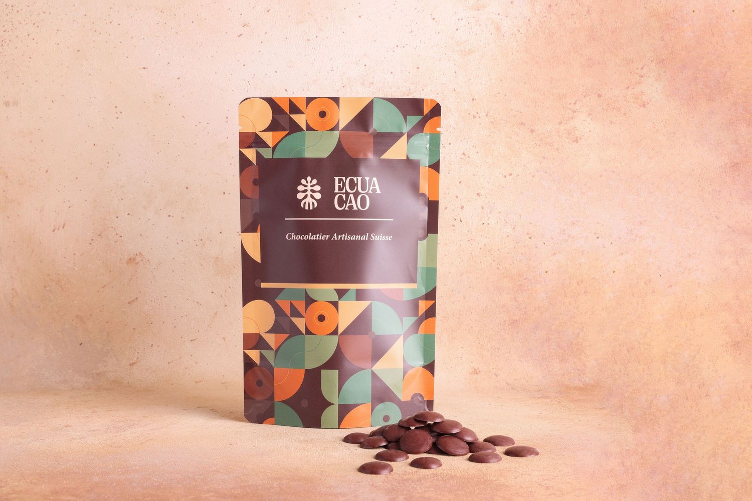 shooting photo des tablettes de chocolat d’origine Ecuacao