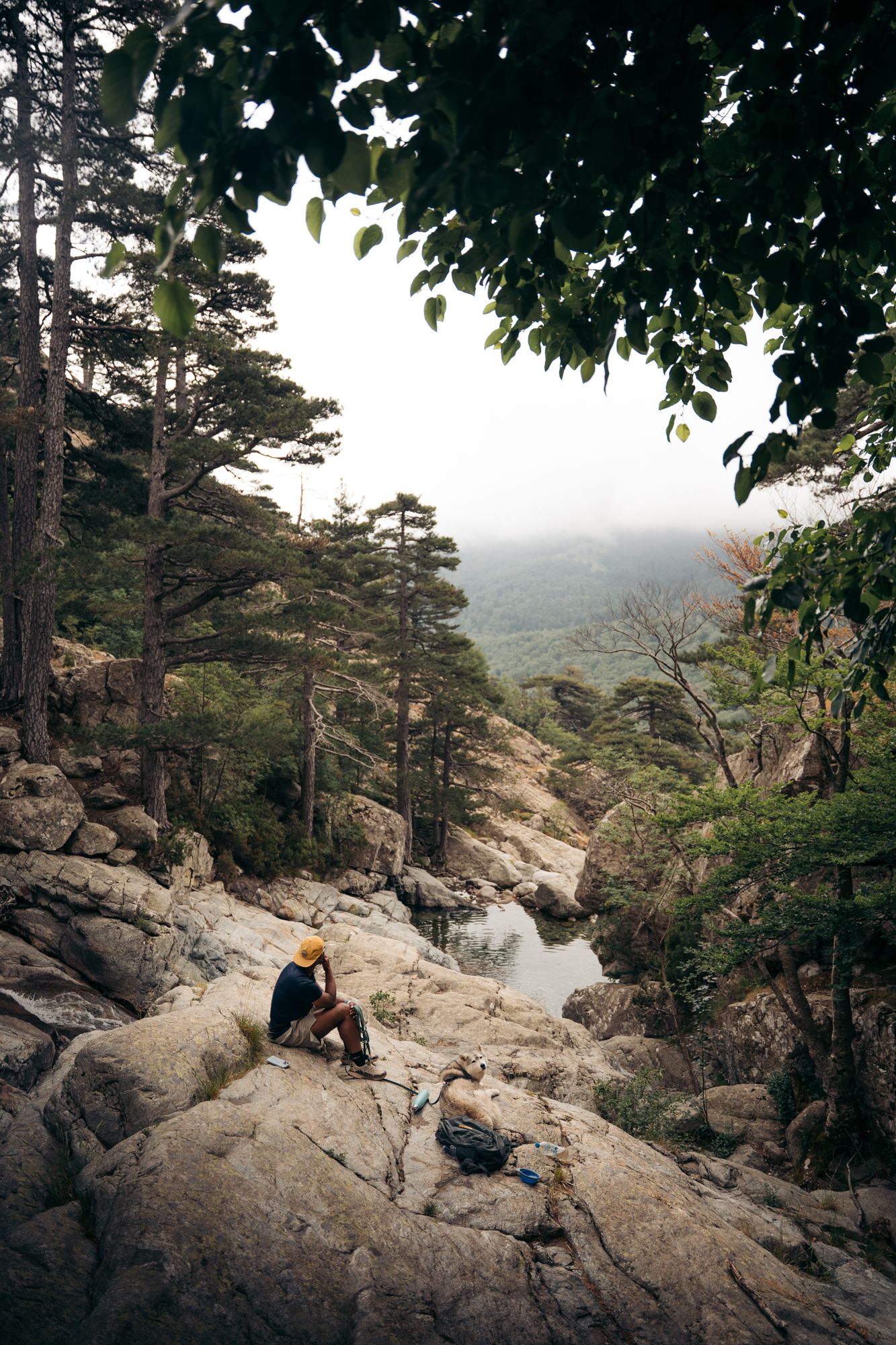 cascade des anglais sur le gr20 en corse