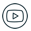 A simple black copyright symbol on a white background.