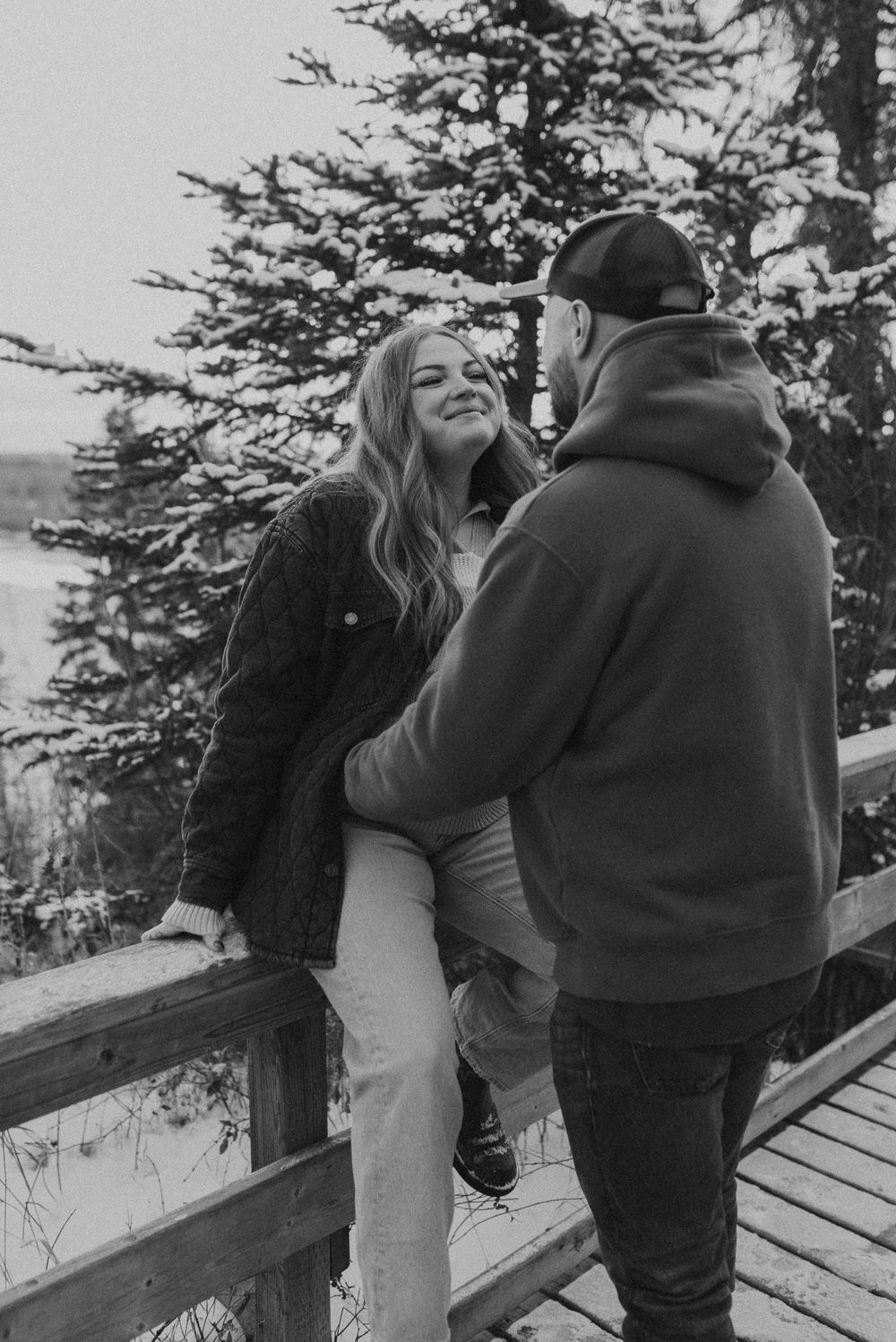Red Deer photographer capturing love, romantic and natural style, moody