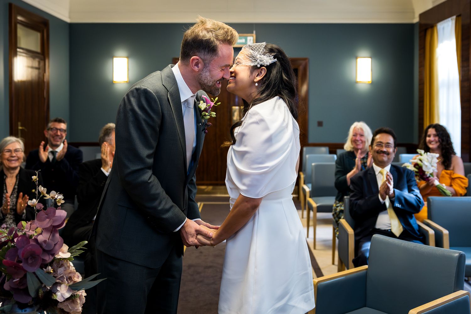 intimate wedding hackney town hall